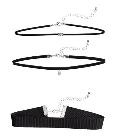 H&M 3-pack Chokers $7.99 | H&M (US)