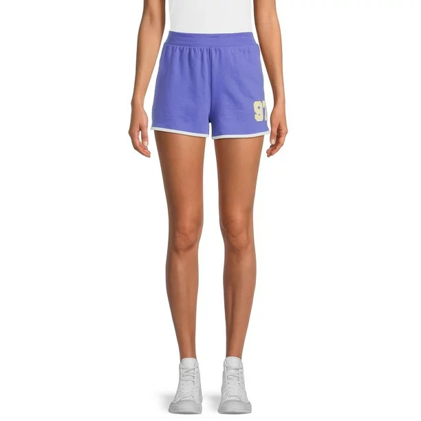 No Boundaries Juniors French Terry Graphic Shorts | Walmart (US)