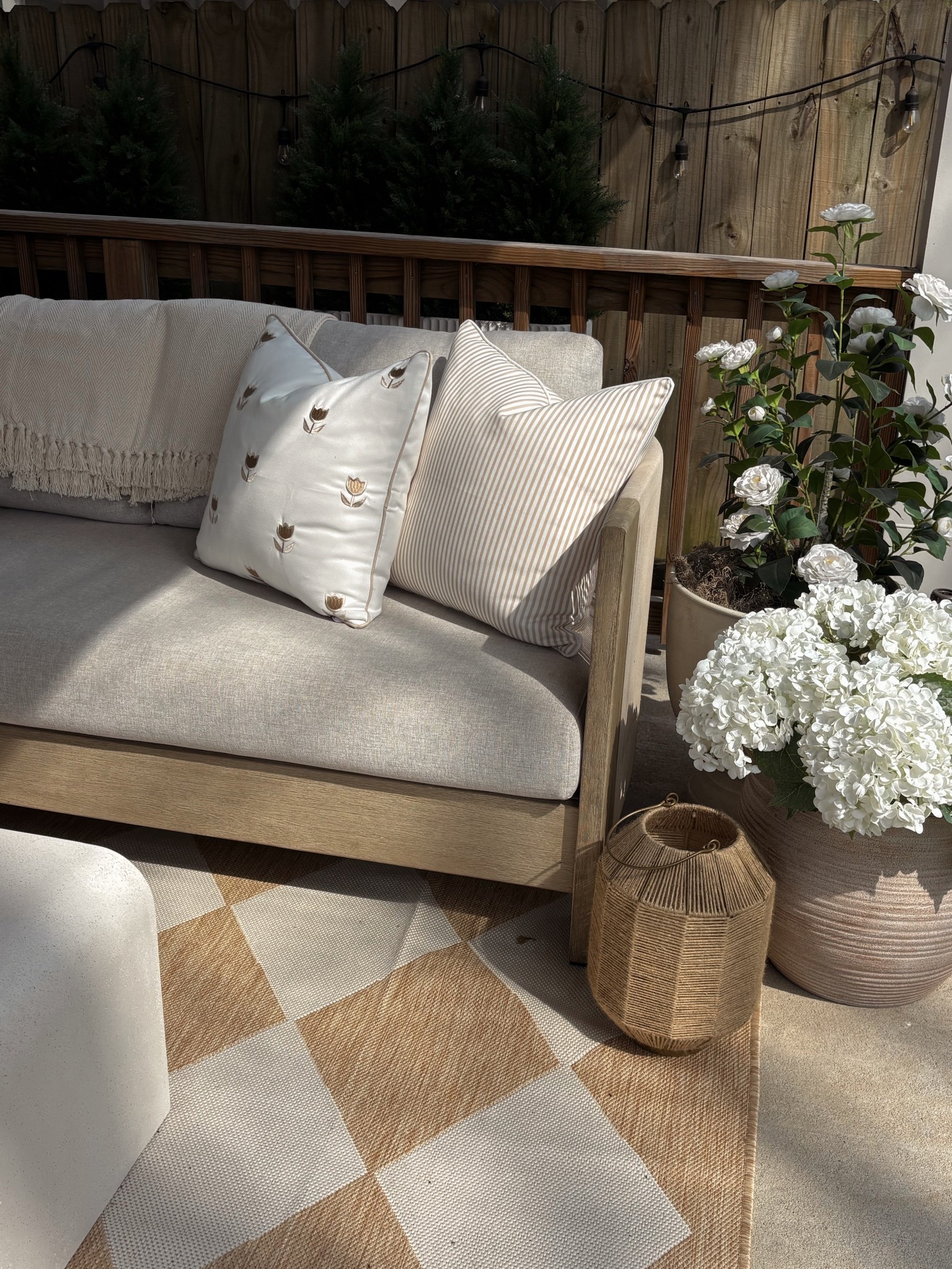 Outdoor patio decor 🤍 

#LTKHome