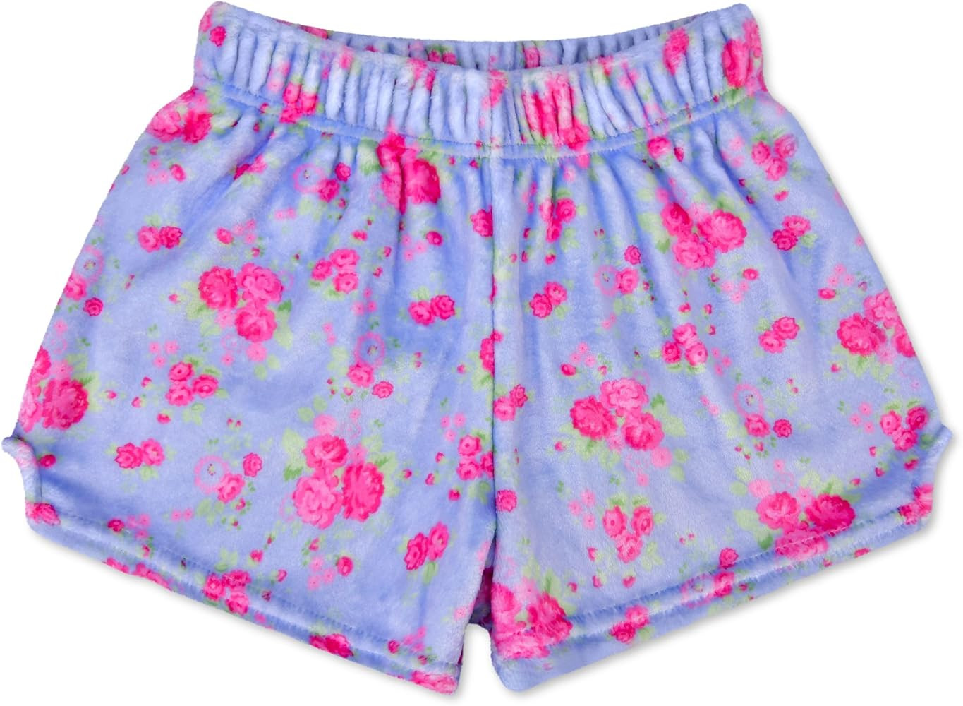 iscream Big Girls Silky Soft Pretty Print Plush Fleece Shorts - Boho Bliss Collection | Amazon (US)