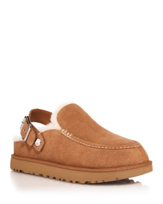 Ugg Women's Goldenstar Evelina Suede Clog Slippers | Bloomingdale's (US)