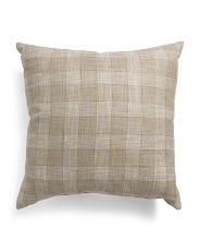 Made In Usa 22x22 Feather Fill Celeste Gingham Checkered Pillow | Home | Marshalls | Marshalls