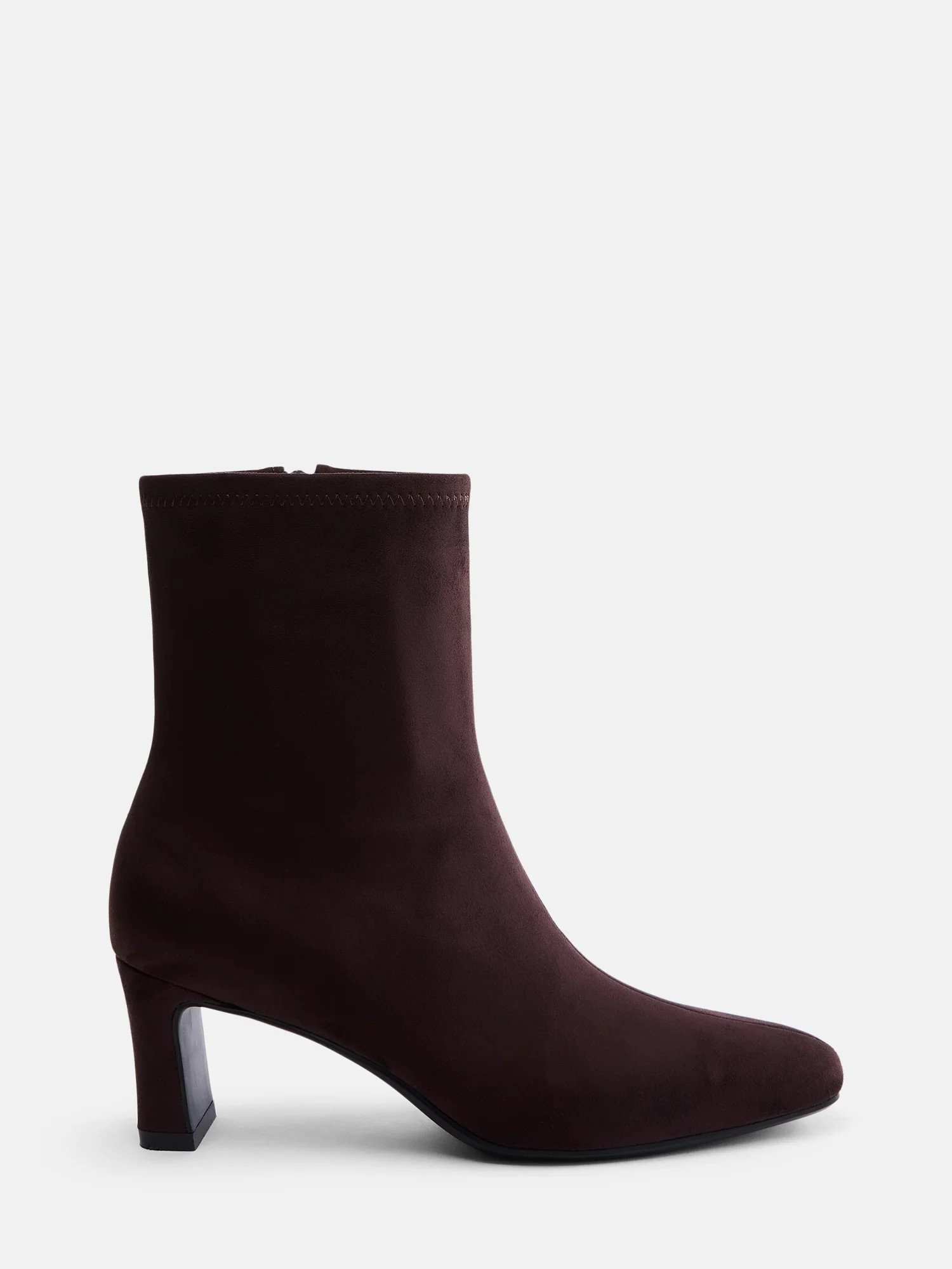 Madden NYC Women's Faux Suede Heeled Booties | Walmart (US)