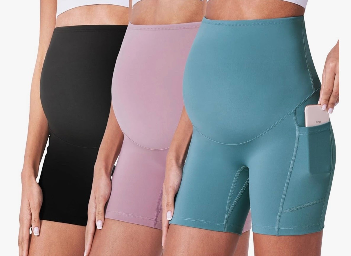 Best maternity biker shorts now on sale for $10! Biker shorts maternity leggings compression big Amazon spring deals 

#LTKmomlife #LTKBump #LTKActive
