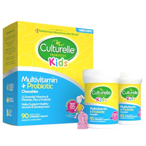 Culturelle Kids Multivitamin + Probiotic Chewable, Ages 3+, 90 Count | Amazon (US)