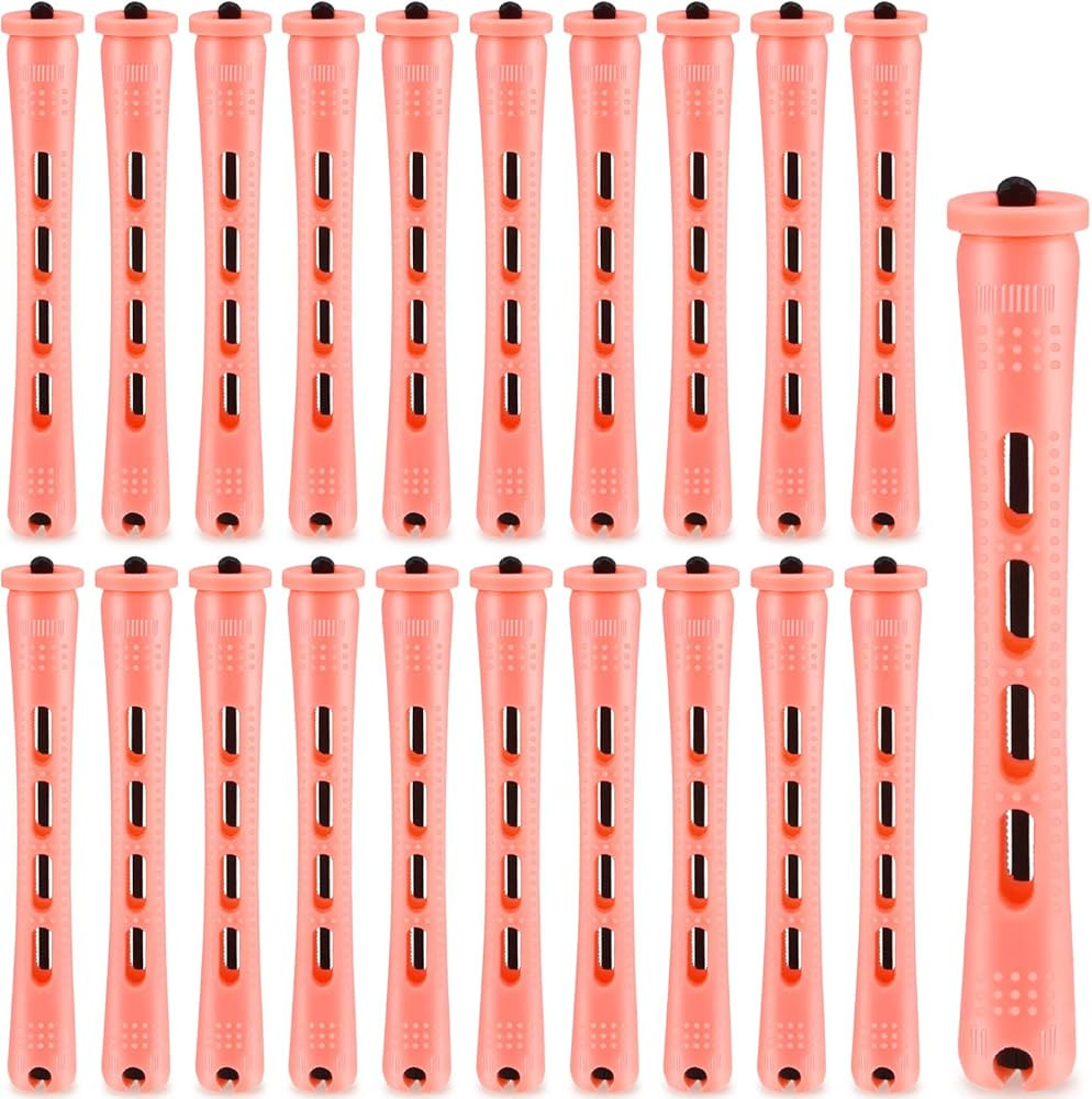 WILLBOND 60 Pcs Perm Rods for Long Hair Plastic Curl Rods Cold Wave Rods Hair Curling Roller for ... | Amazon (US)