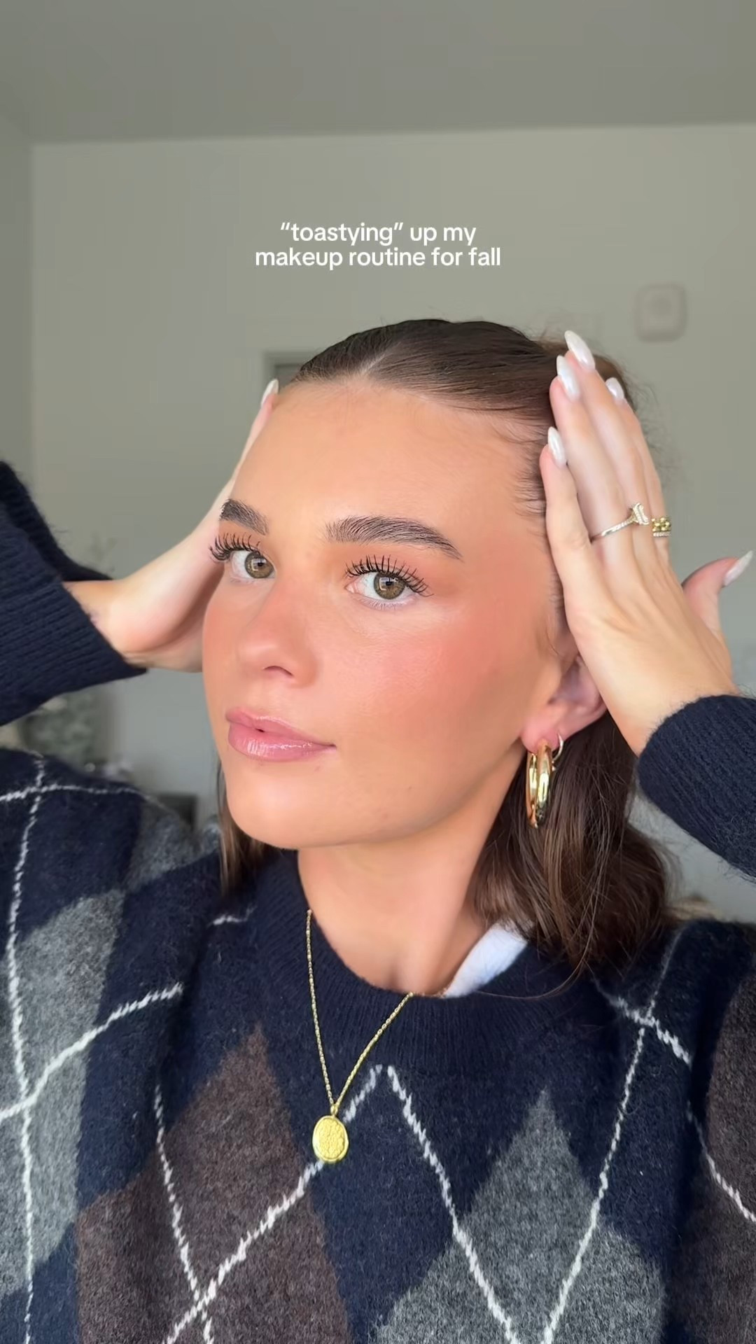 Fall toasty makeup🧸