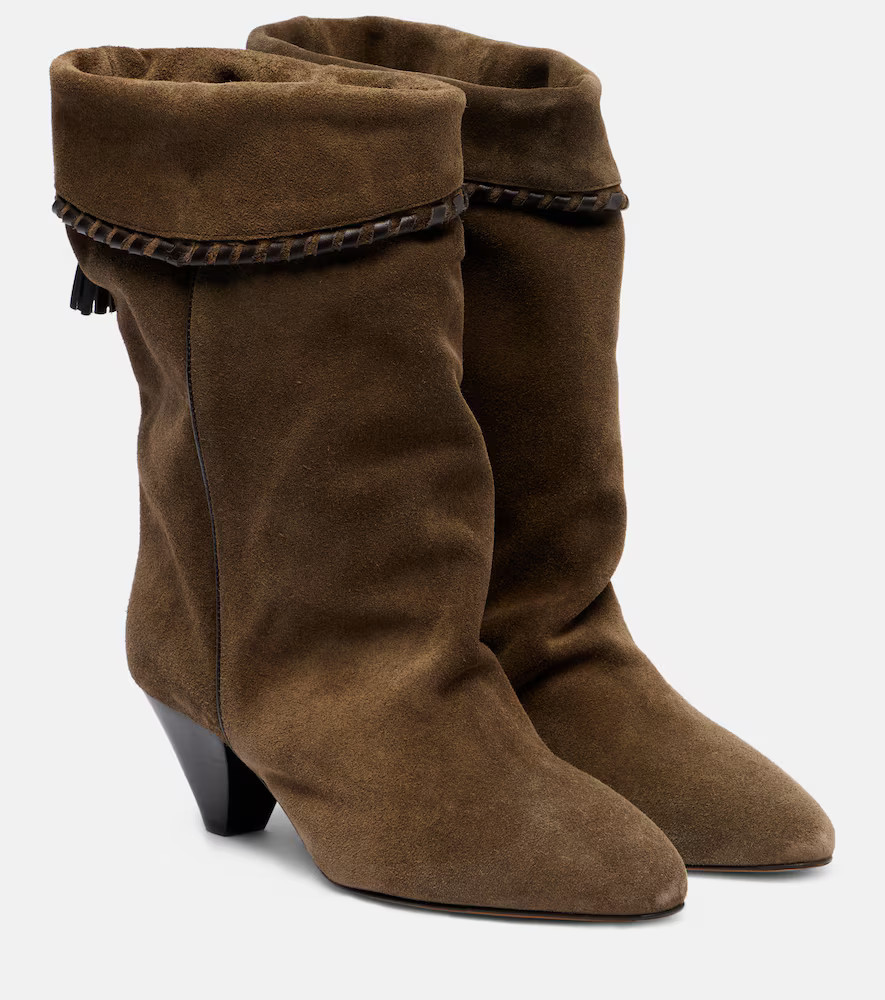 Isabel Marant Bottines Dalby 55 en daim | Mytheresa (FR)