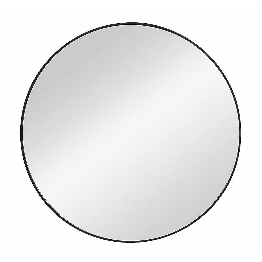 Origin 21 28-in W x 28.0-in H Round Black Framed Wall Mirror | Lowe's