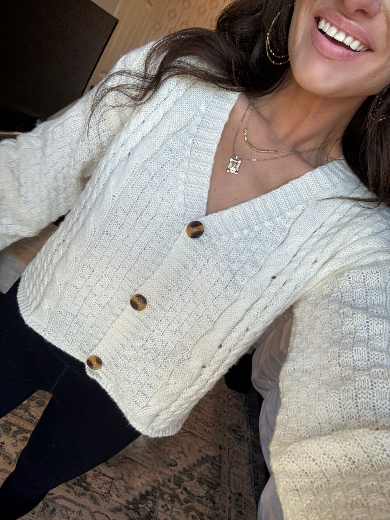Was running around all day getting content and kept grabbing this sweater between outfits. It’s an easy “throw on and go” kinda fit but still feels pulled together! Comes in a few colors and has a cutie cropped fit. Rounding up my favorites here! 

#LTKSeasonal #LTKFindsUnder50 #LTKootd
