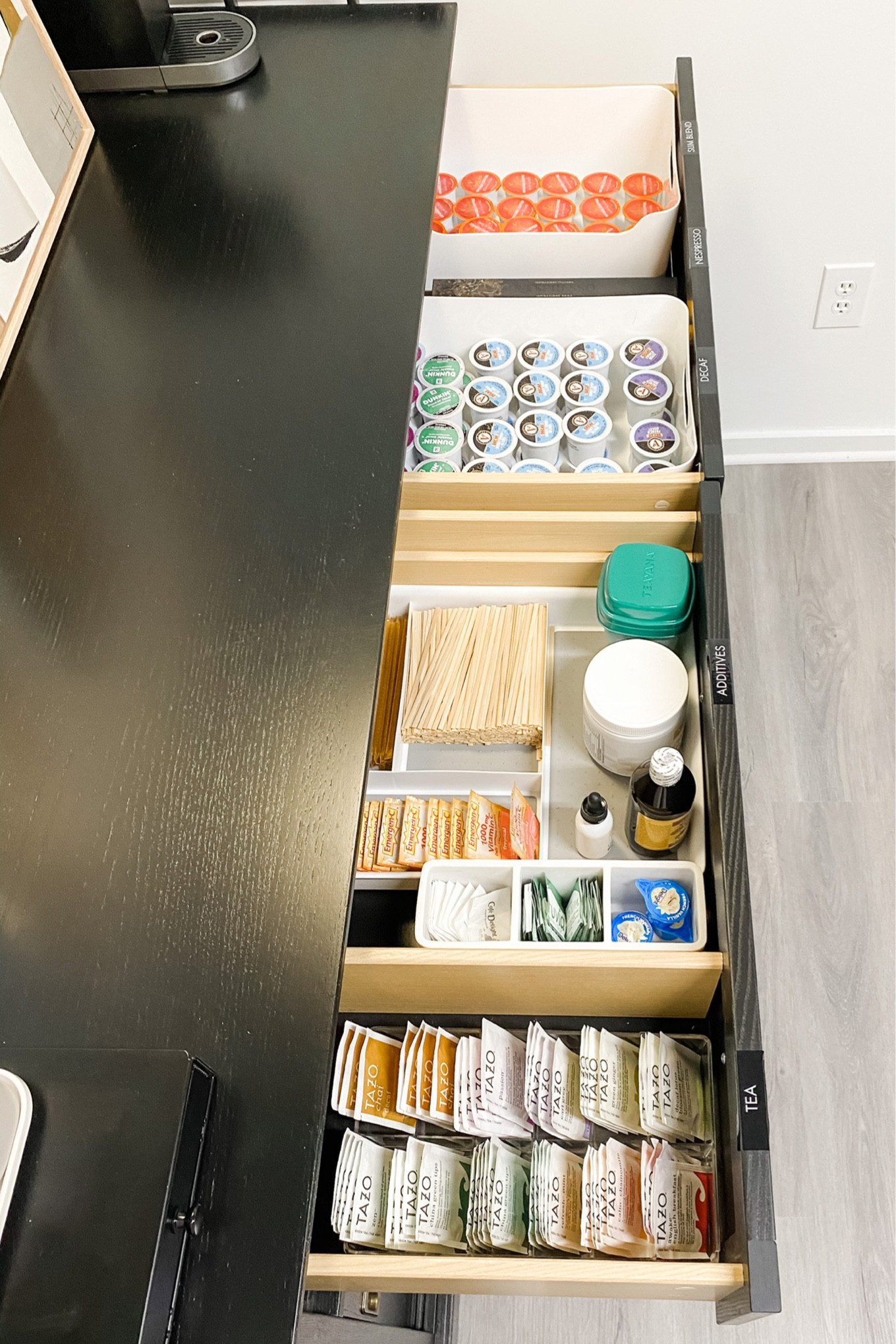 👀 Look at all that accessible storage! Coffee, tea and all the add-ins right at your fingertips!

#LTKSeasonal #LTKstyletip #LTKhome