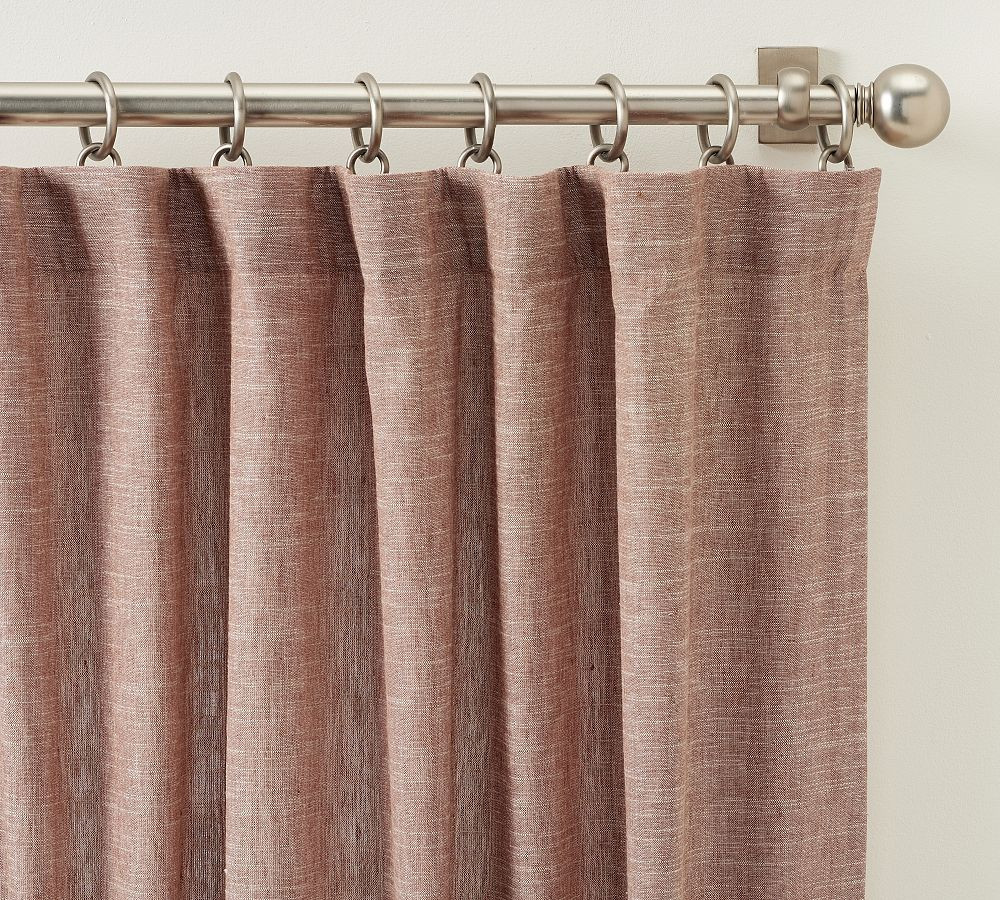 Emery Linen Curtain | Pottery Barn (US)