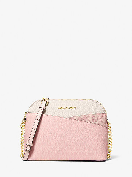 Jet Set Travel Medium Color-Block Signature Logo Crossbody Bag | Michael Kors US