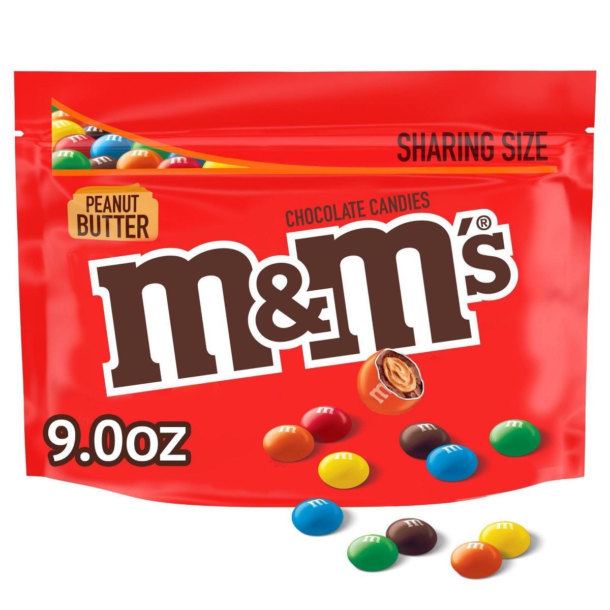 M&M's Peanut Butter Chocolate Candy - Sharing Size - 9oz | Target