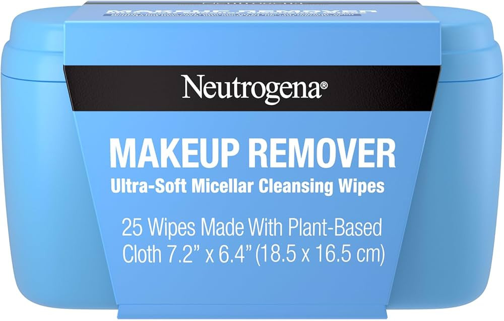 Amazon.com: Neutrogena Makeup Remover Wipes, Daily Ultra-Soft Micellar Cleansing Wipes Gently Re-... | Amazon (US)