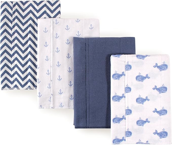 Hudson Baby Unisex Baby Cotton Flannel Burp Cloths | Amazon (US)