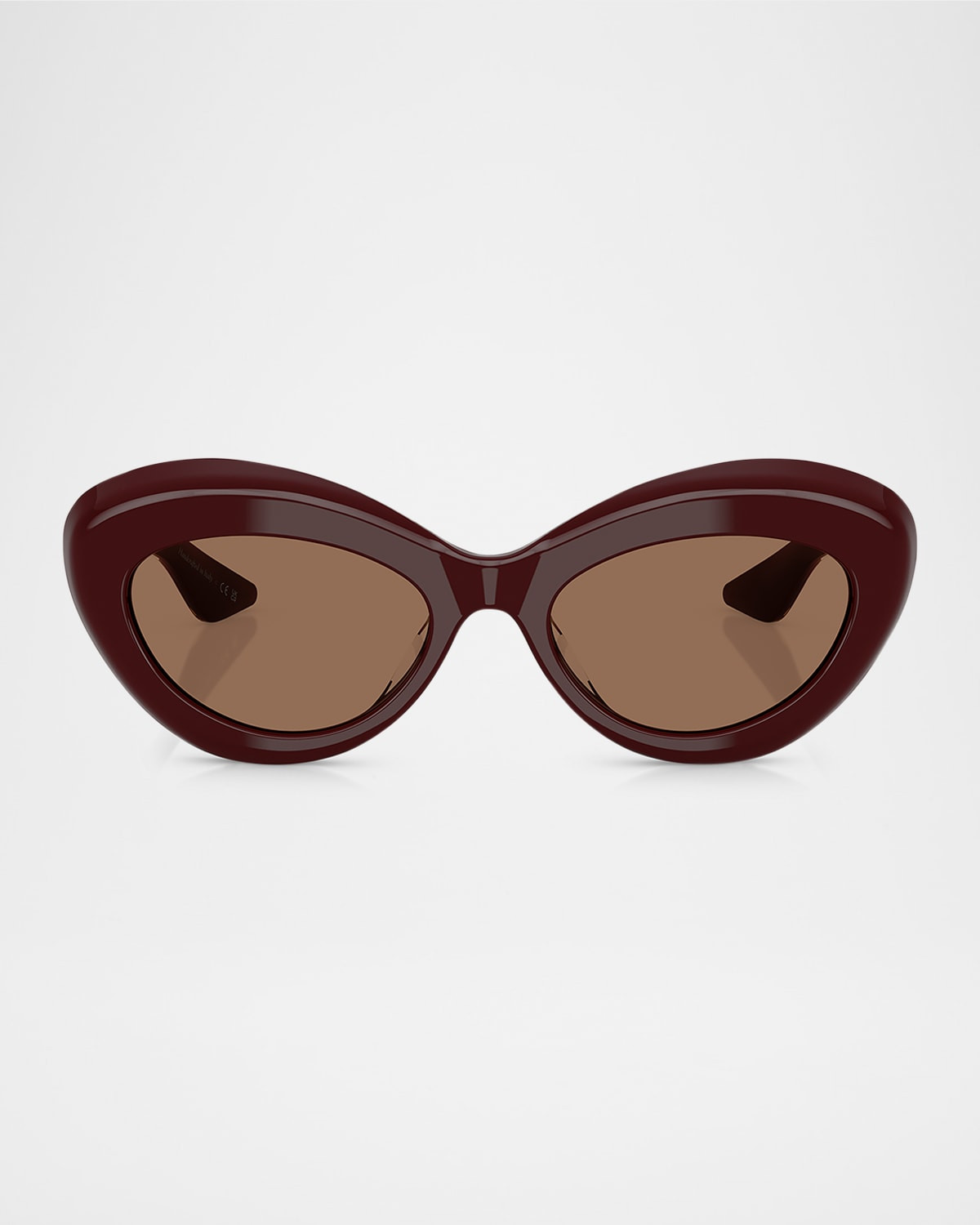 Bold Acetate Oval Sunglasses | Neiman Marcus