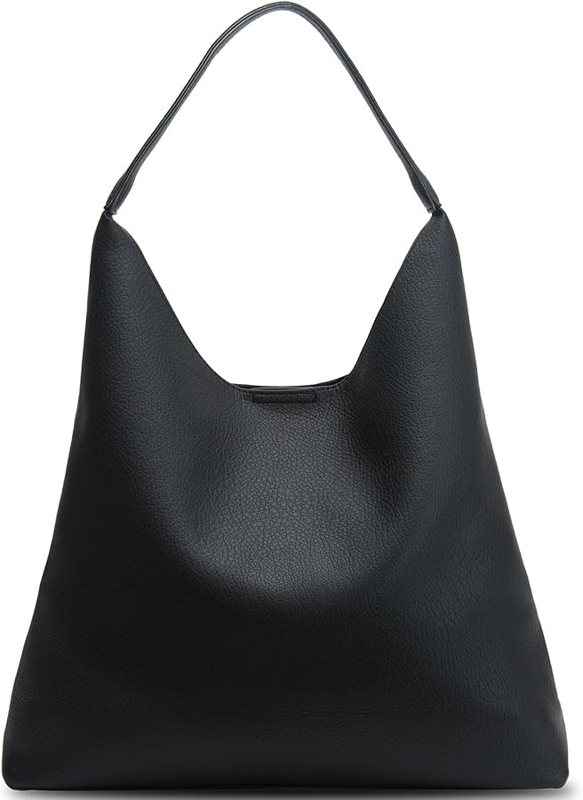 Hobo Bags for Women Soft PU Leather Shoulder Handbag high-capacity Slouchy Tote Purses | Amazon (US)