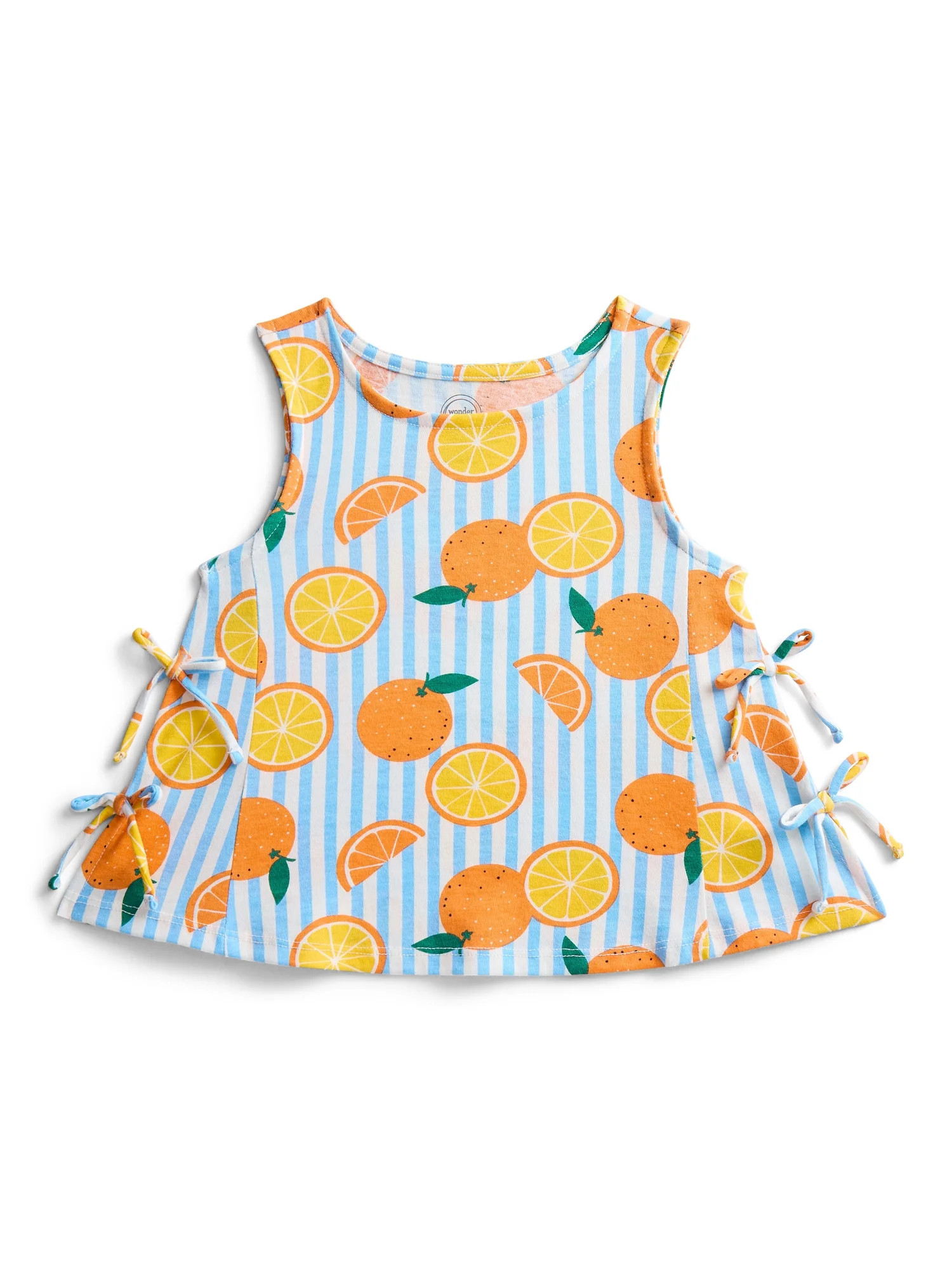 Wonder Nation Girls Fashion Bow Tank Top, Sizes 4-18 & Plus | Walmart (US)
