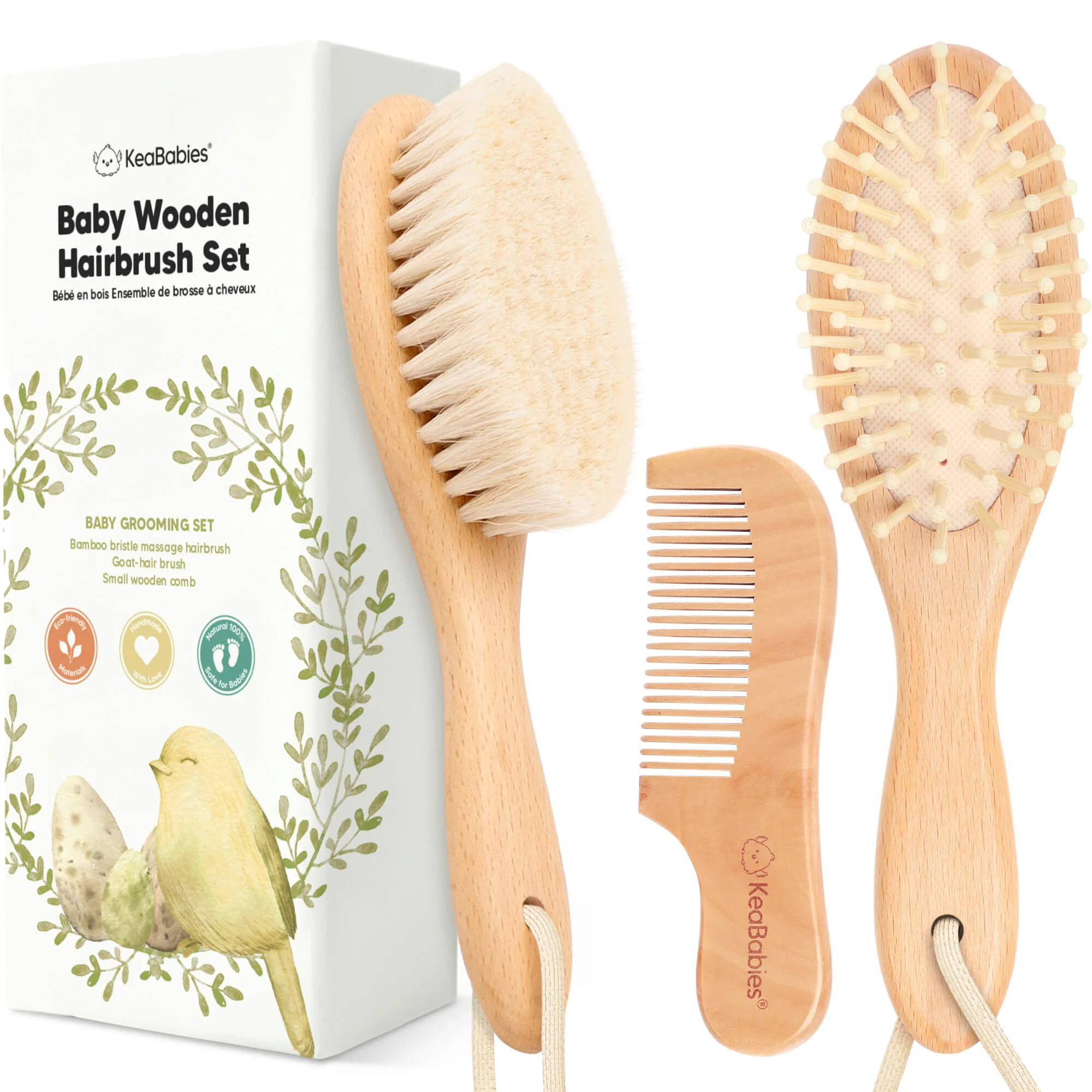 Baby Hair Brush and Comb Set for Newborn | KeaBabies
