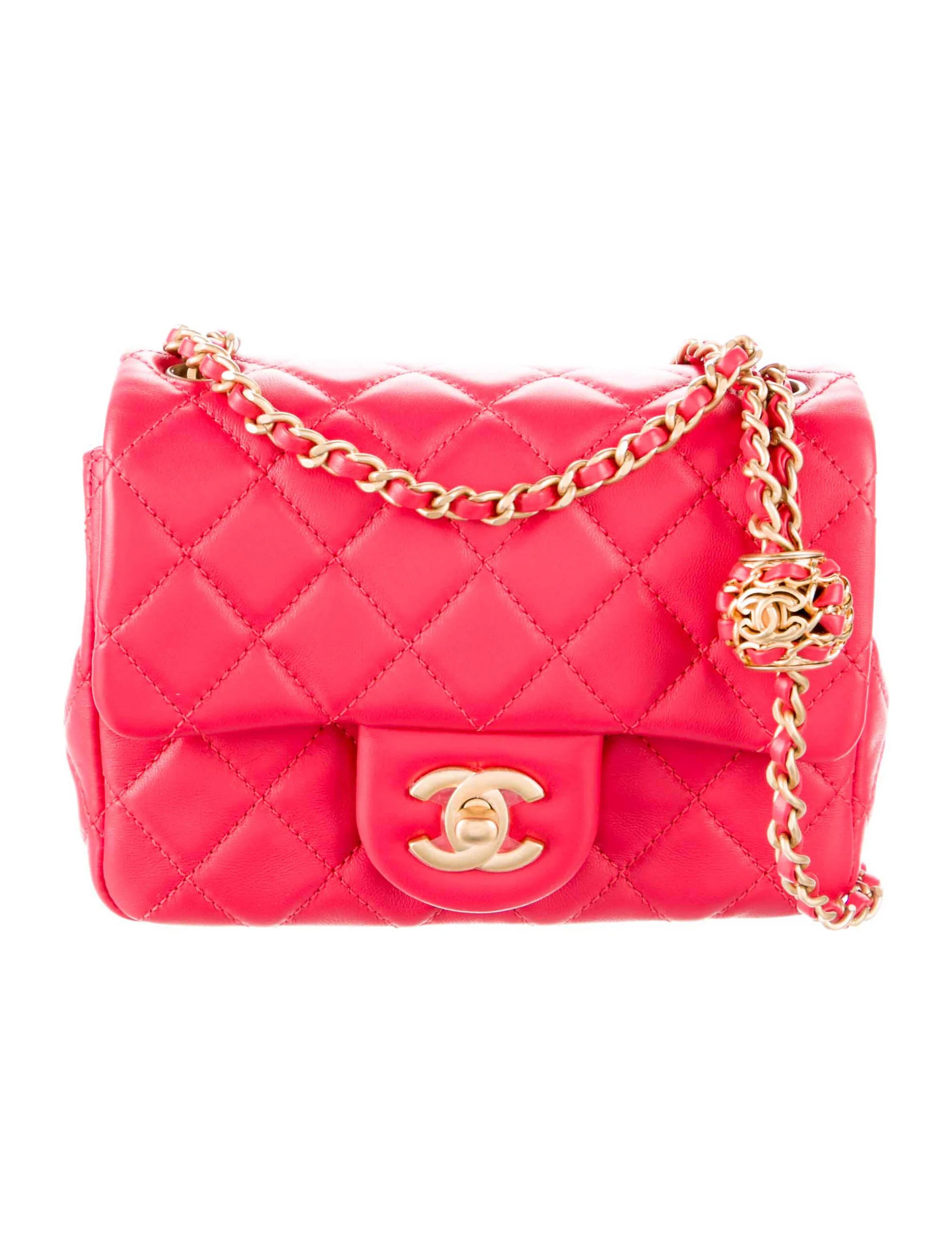 2022 Pearl Crush Mini Square Flap Bag w/ Tags | The RealReal