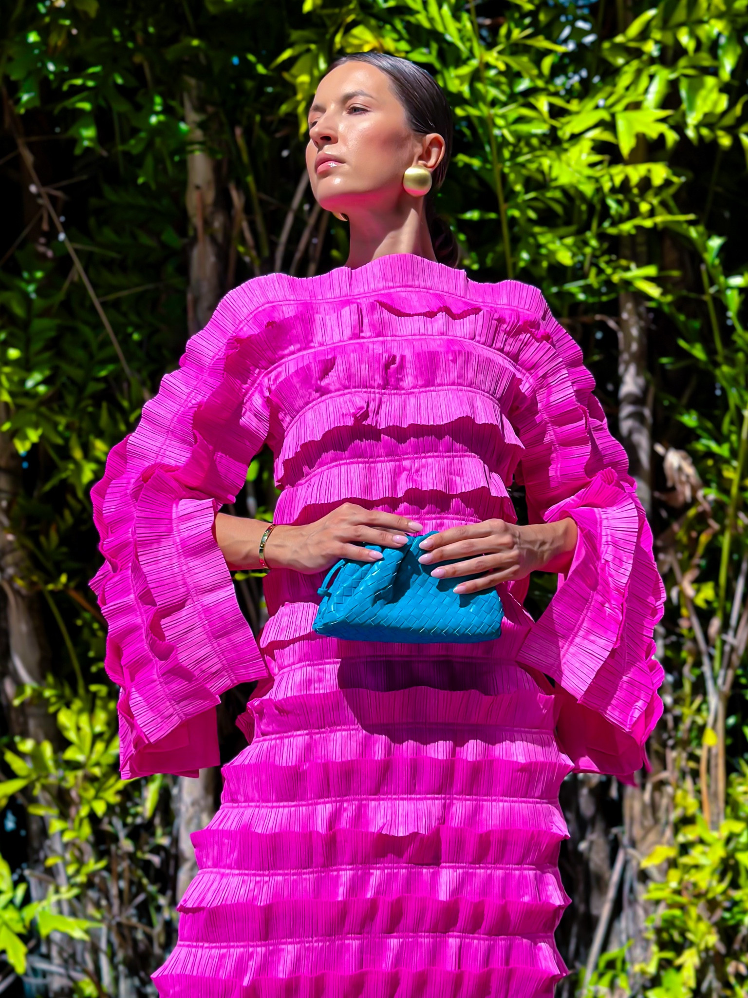 aje palladium ruffled midi dress As Seen On // @krewboylan wears the Palladium Ruffled Midi Dress at our '15  Years Of Aje' party. Shop her look via the link in bio. #AjeWorld #Element24