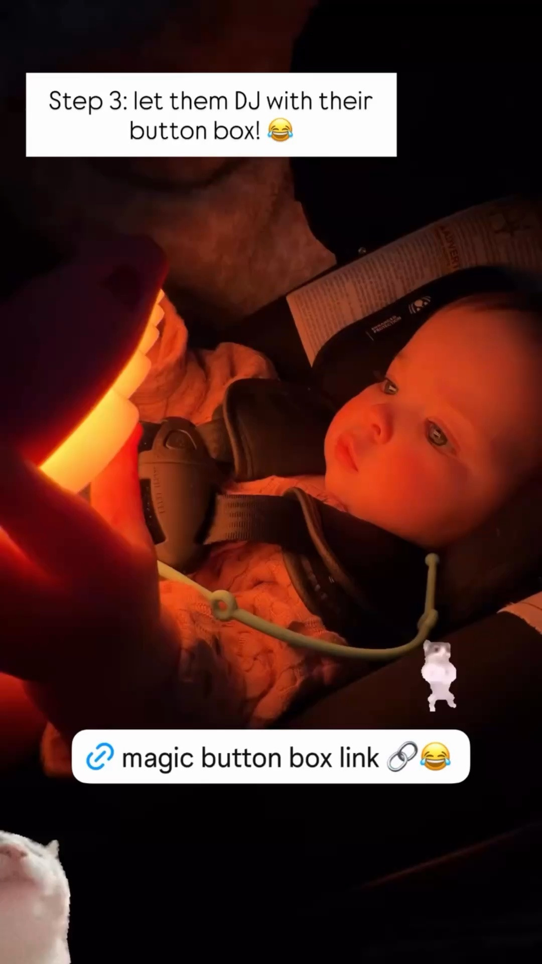Step 3: let them DJ with their button box! 😂

#LTKKids #LTKBaby #LTKTravel