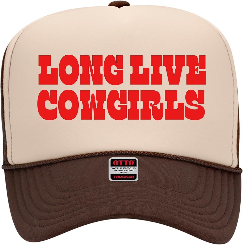 Long Live Cowgirls Trucker Hat - Trendy Vintage Funny Cute Cowboy Cowgirl Country Designer Camo T... | Amazon (US)