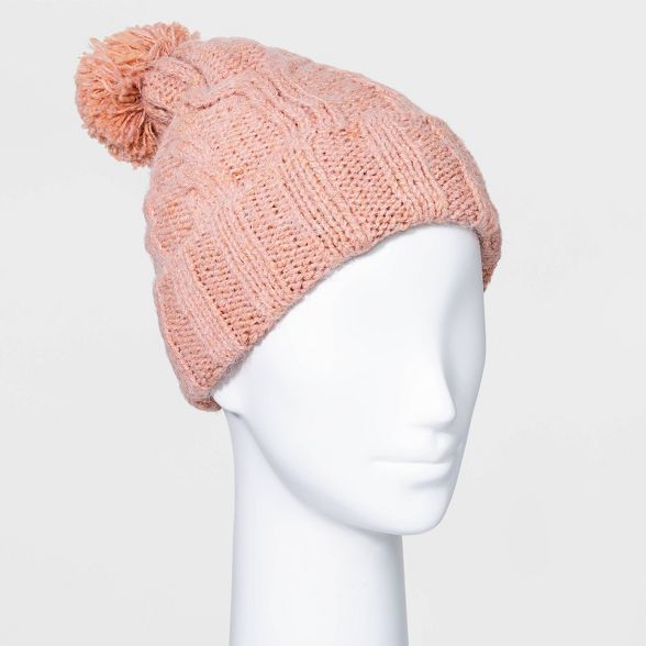 Women's Cable Pom Beanie - Universal Thread™ | Target
