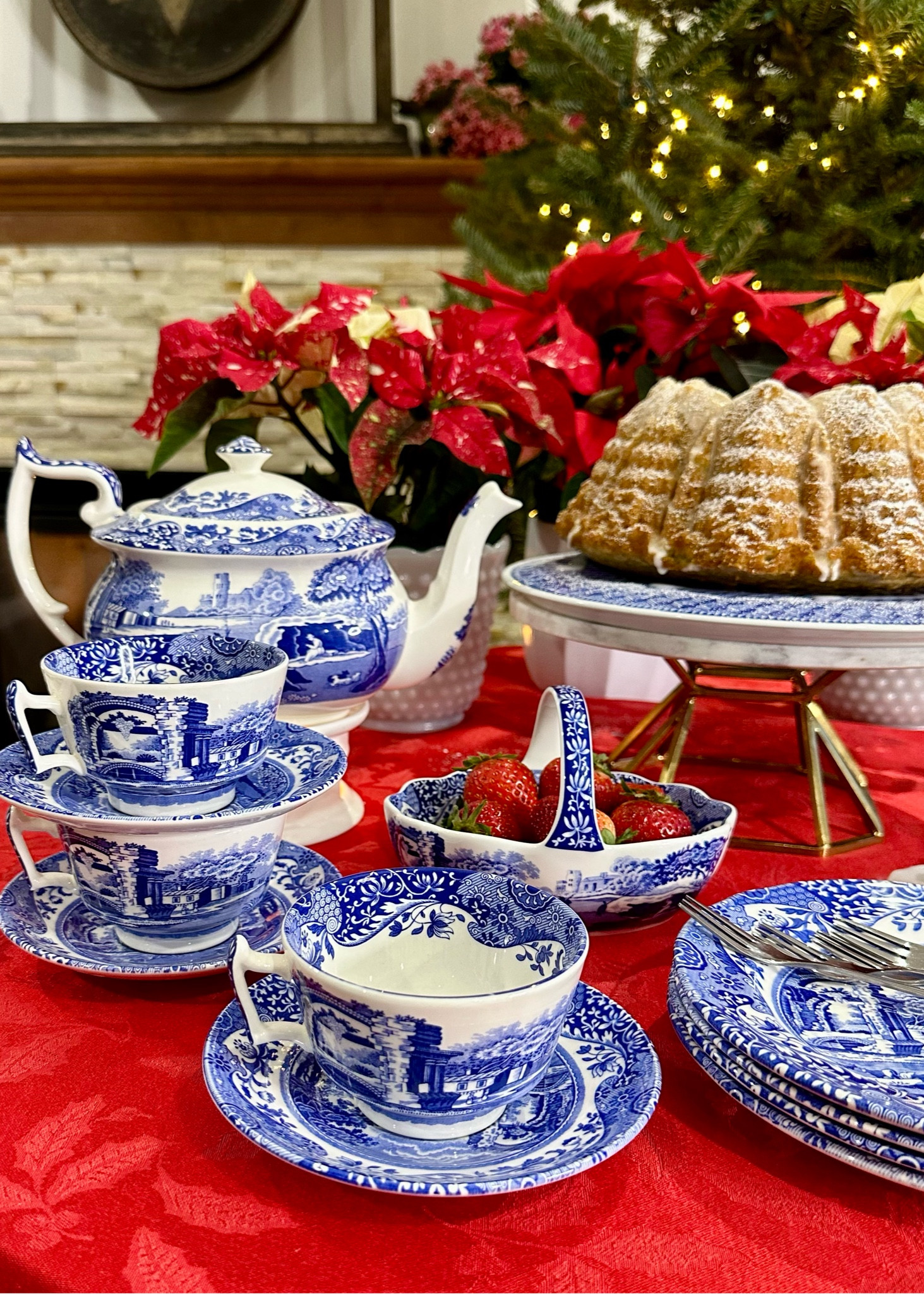 Tea Time with Spode Italian Blue 

#LTKGiftGuide #LTKHoliday #LTKhome