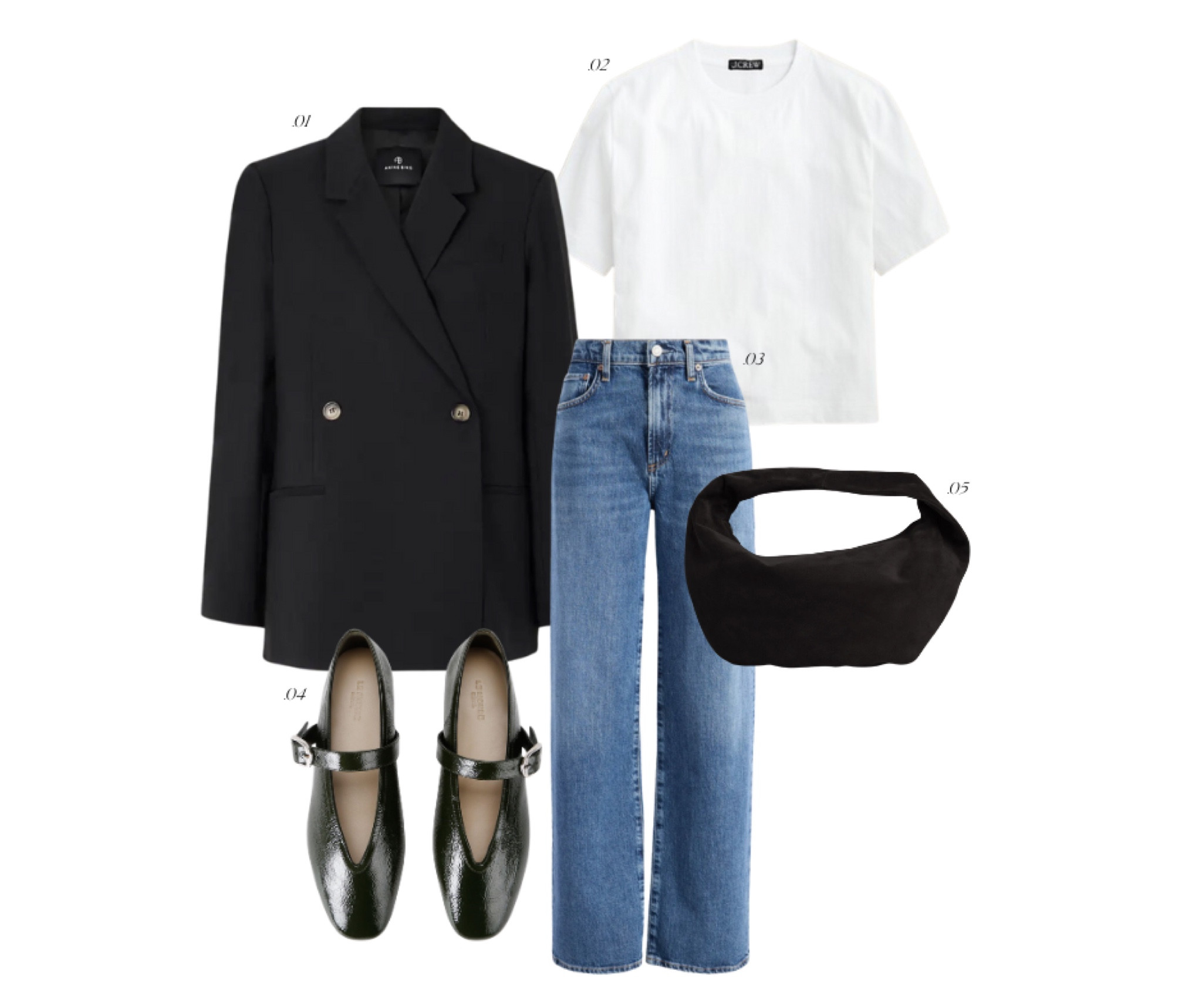 Fall Outfit // Fall Fashion // Anine Bing Blazer // Straight Leg Denim // Ballet Flats 

#LTKShoeCrush #LTKStyleTip