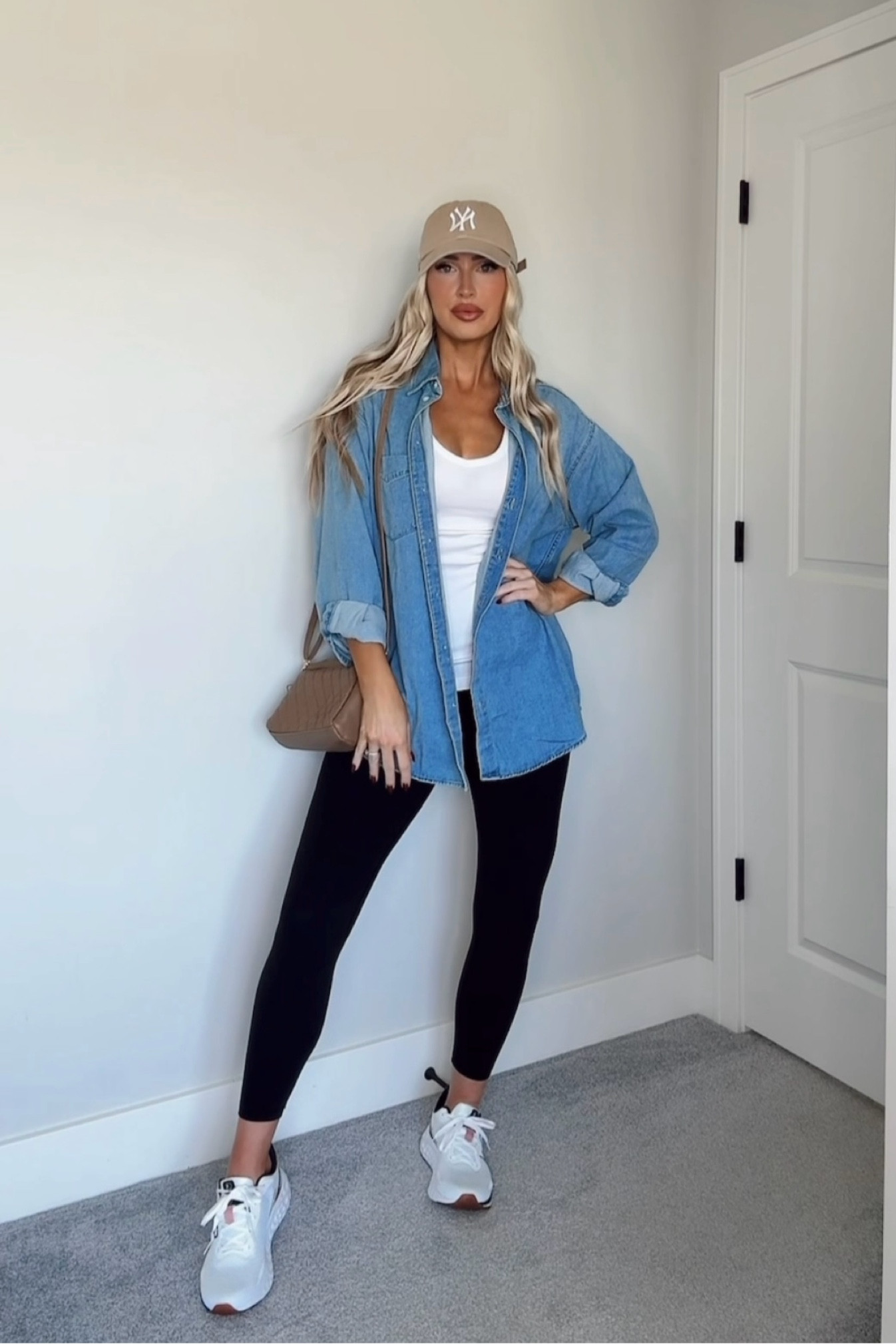 Recreating Fall Pinterest Outfits 🍂 this is a classic casual outfit for transitioning into the cooler months & you can swap the tshirt for a tank top or long sleeve👌🏼 

#LTKFindsUnder50 #LTKStyleTip #LTKFindsUnder100