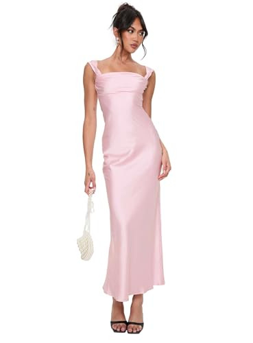 Princess Polly Azura Off The Shoulder Maxi Dress Pink at Amazon Women’s Clothing store | Amazon (US)