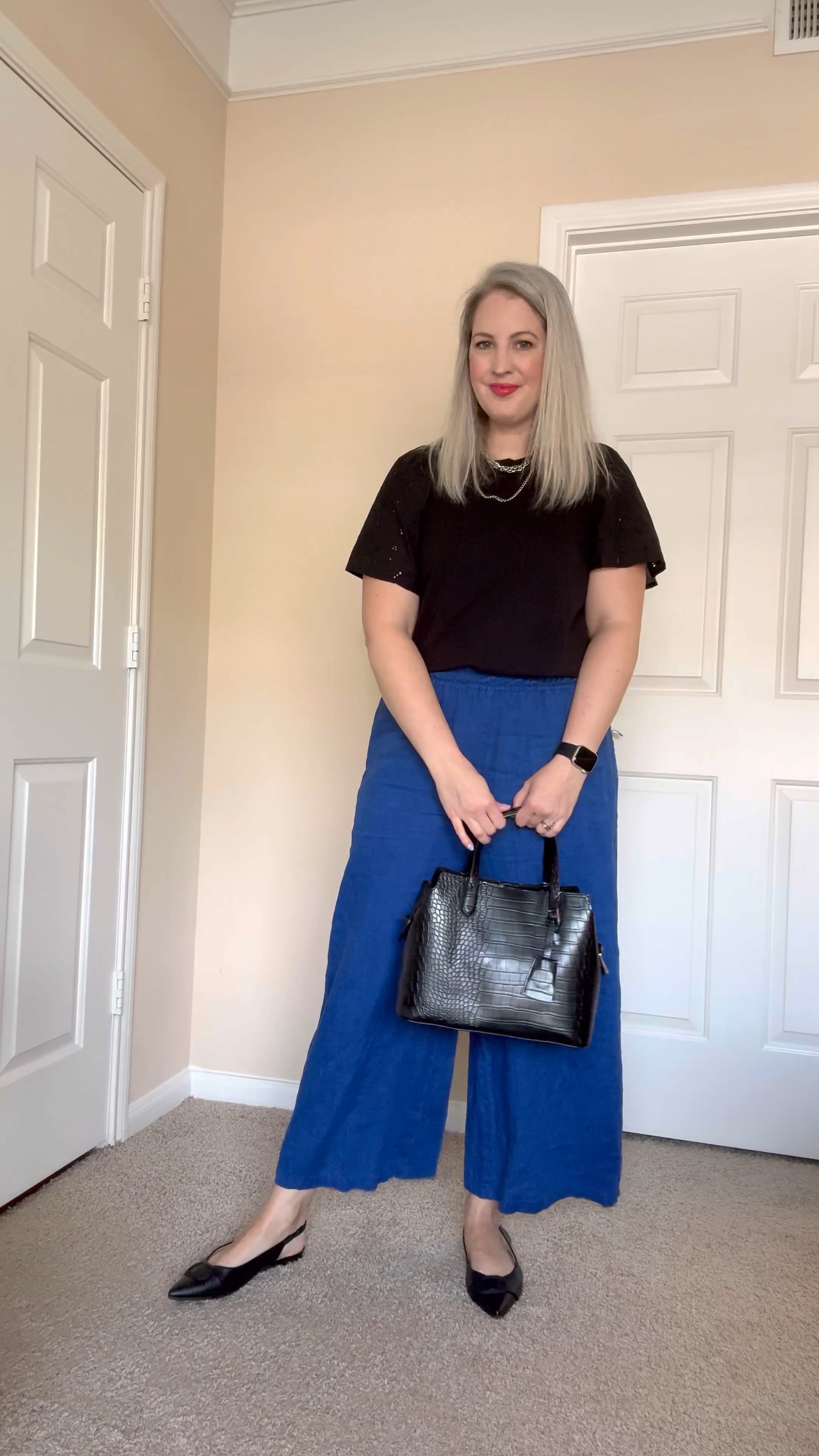 Such a great elevated casual, business casual, warm weather workwear outfit! Linen pants are perfect for to beat the heat! Everything is TTS. Anthropologie, Target, Amazon #outfitinspo

#LTKWorkwear #LTKOver40 #LTKStyleTip