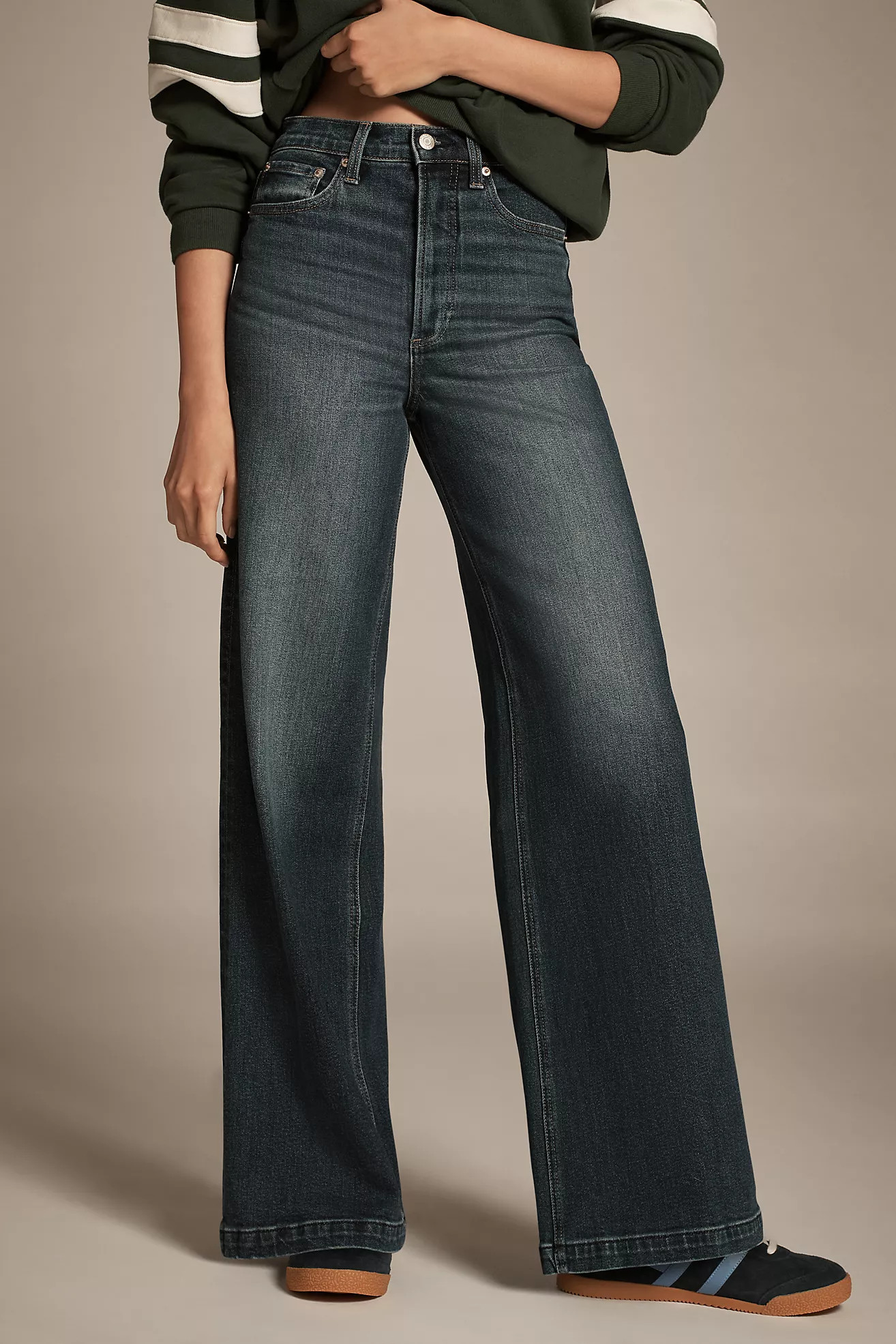 Pistola Lana High-Rise Wide-Leg Jeans | Anthropologie (US)
