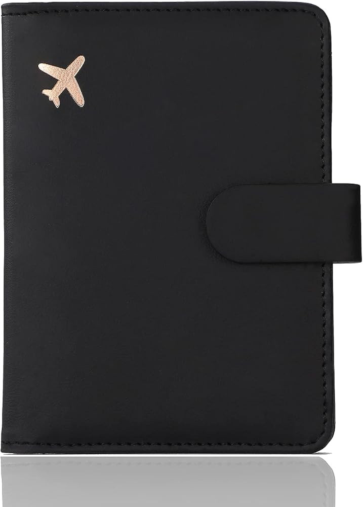Melsbrinna Leather Passport Holder Covers Case, Waterproof RFID Blocking Travel Wallet Passport H... | Amazon (CA)