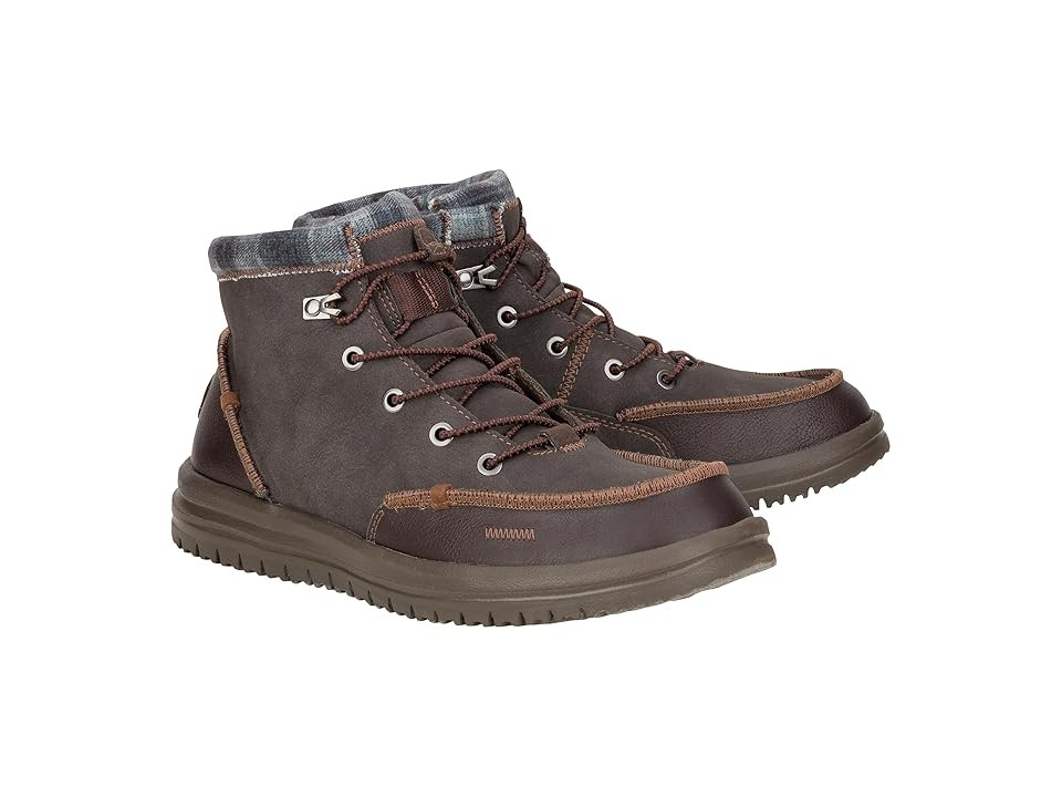Hey Dude Bradley Classic Men's Boots Brown : 11 M, Leather | Zappos