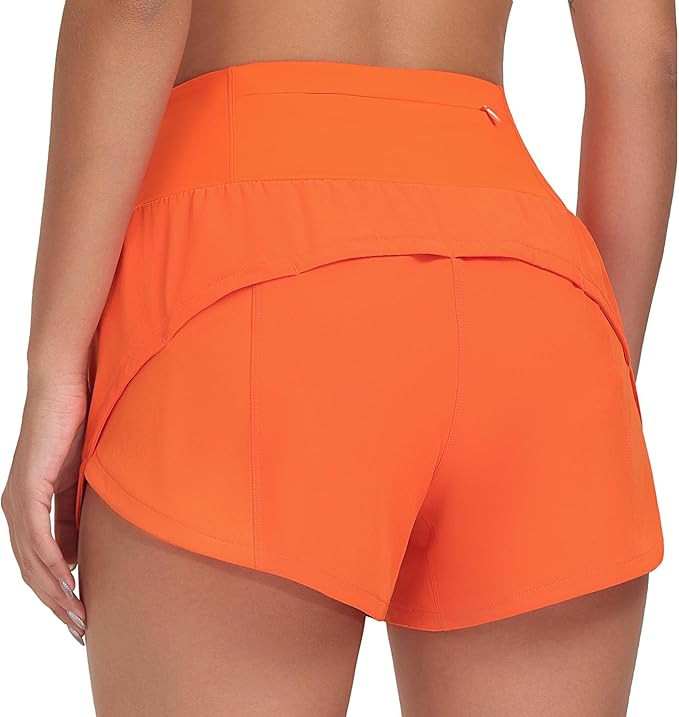 THE GYM PEOPLE Womens High Waisted Running Shorts Quick Dry Athletic Workout Shorts with Mesh Lin... | Amazon (US)