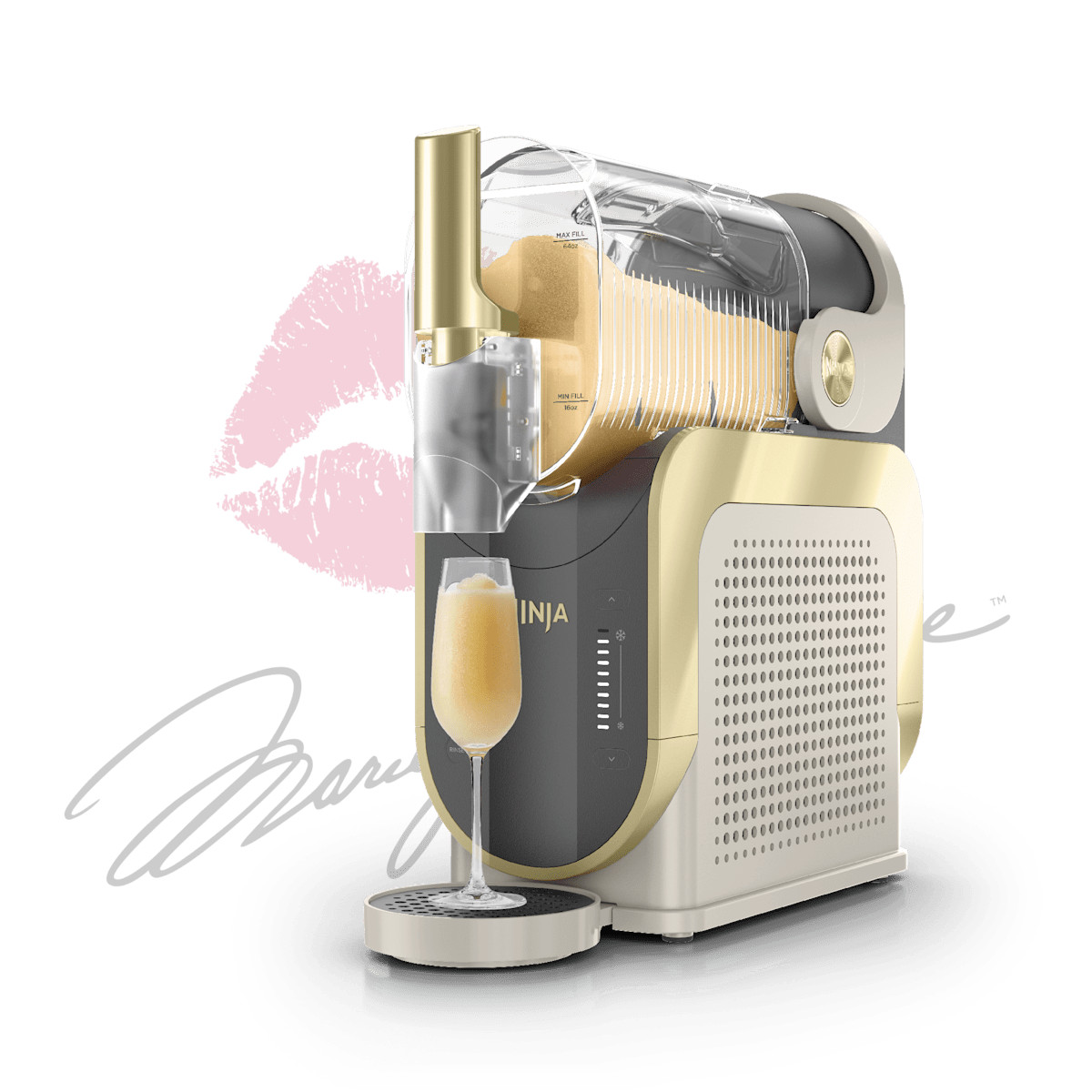 Ninja SLUSHi Marilyn Monroe Collection Frozen Drink Maker in Stone /Gold | FS301STGD | SharkNinja | SharkNinja