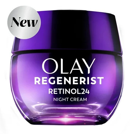 OLAY REGENERIST Retinol 24 Night Cream Anti-Aging Moisturizer Fragrance-Free Non-Greasy Triple Collagen Peptide | Walmart (US)