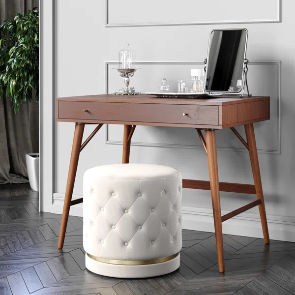 Vancamp Upholstered Ottoman | Wayfair Professional