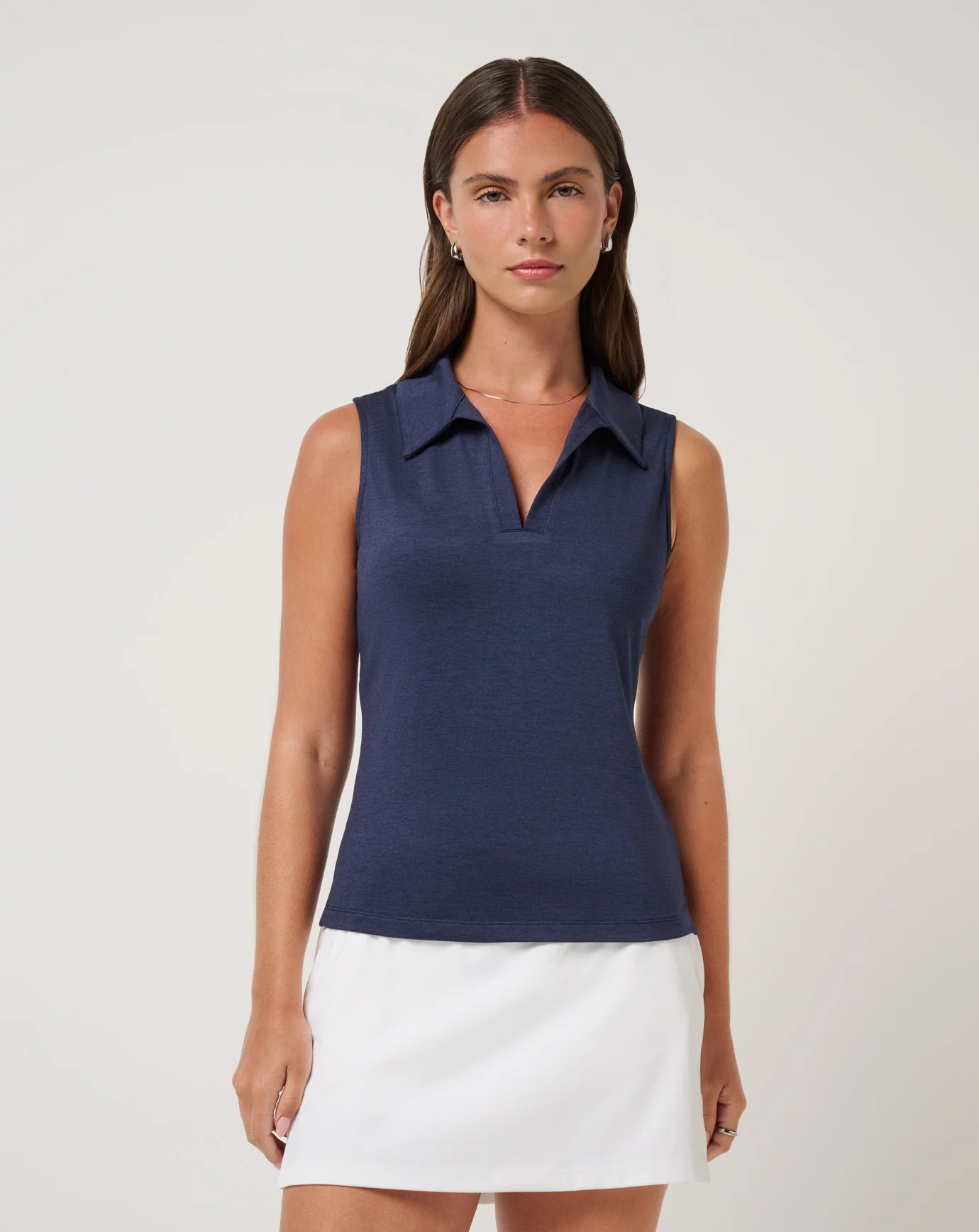 Skyloft Light Sleeveless Polo | TravisMathew