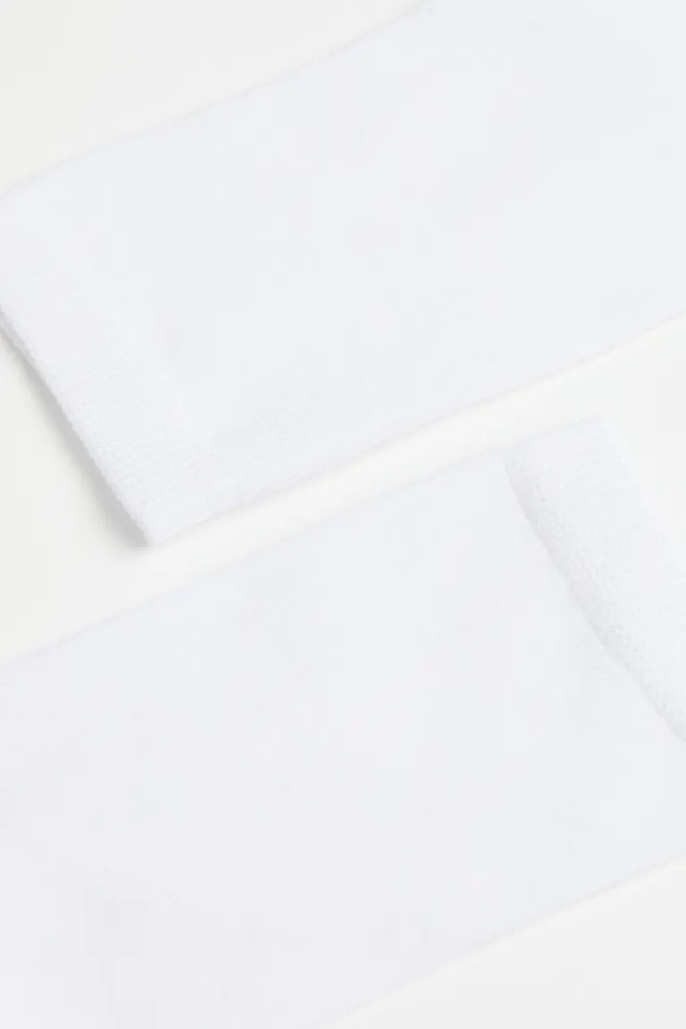 Pack de 5 calcetines - Blanco - MUJER | H&M ES | H&M (FR, IT, ES, PT, BE)