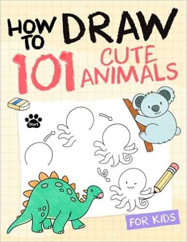 How To Draw Animals For Kids: Simple And Easy Drawing Book To Learn How To Draw Dog Cat Lion Elep... | Amazon (US)