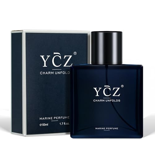 Ycz Charm Unfolds Marine Perfume for Men, 1.7 oz. Long Lasting Eau De Parfum Cologne For Men, Oriental Woody Fragrance - Ideal Special Occasions, Making it the Ideal gentlemen’s Gift | Amazon (US)