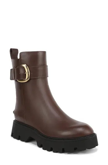 Circus NY by Sam Edelman Primm Lug Sole Bootie in Deep Pecan at Nordstrom Rack, Size 7.5 | Nordstrom Rack