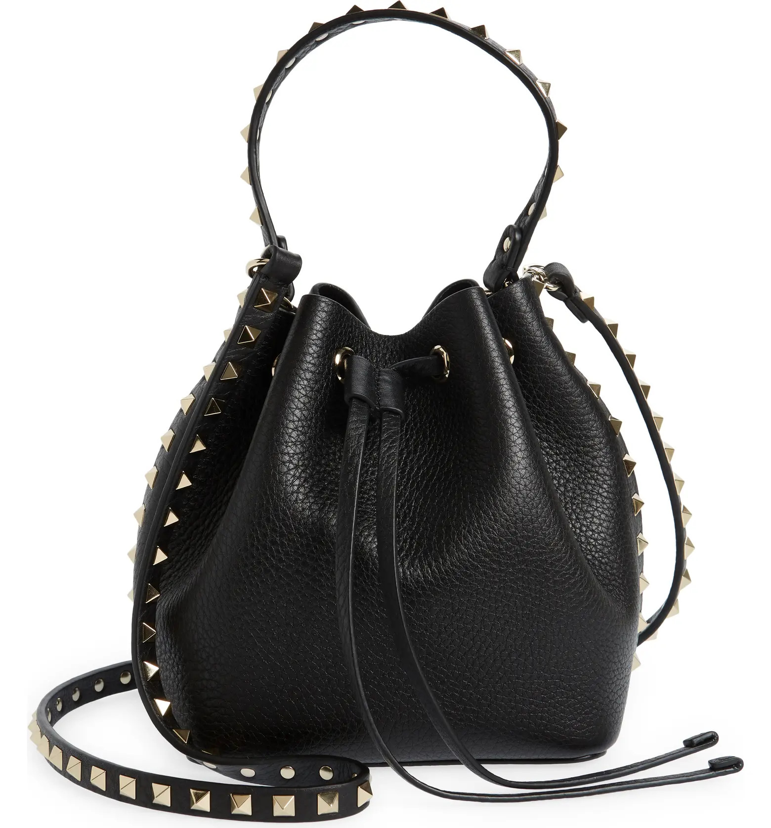 Rockstud Leather Bucket Bag | Nordstrom