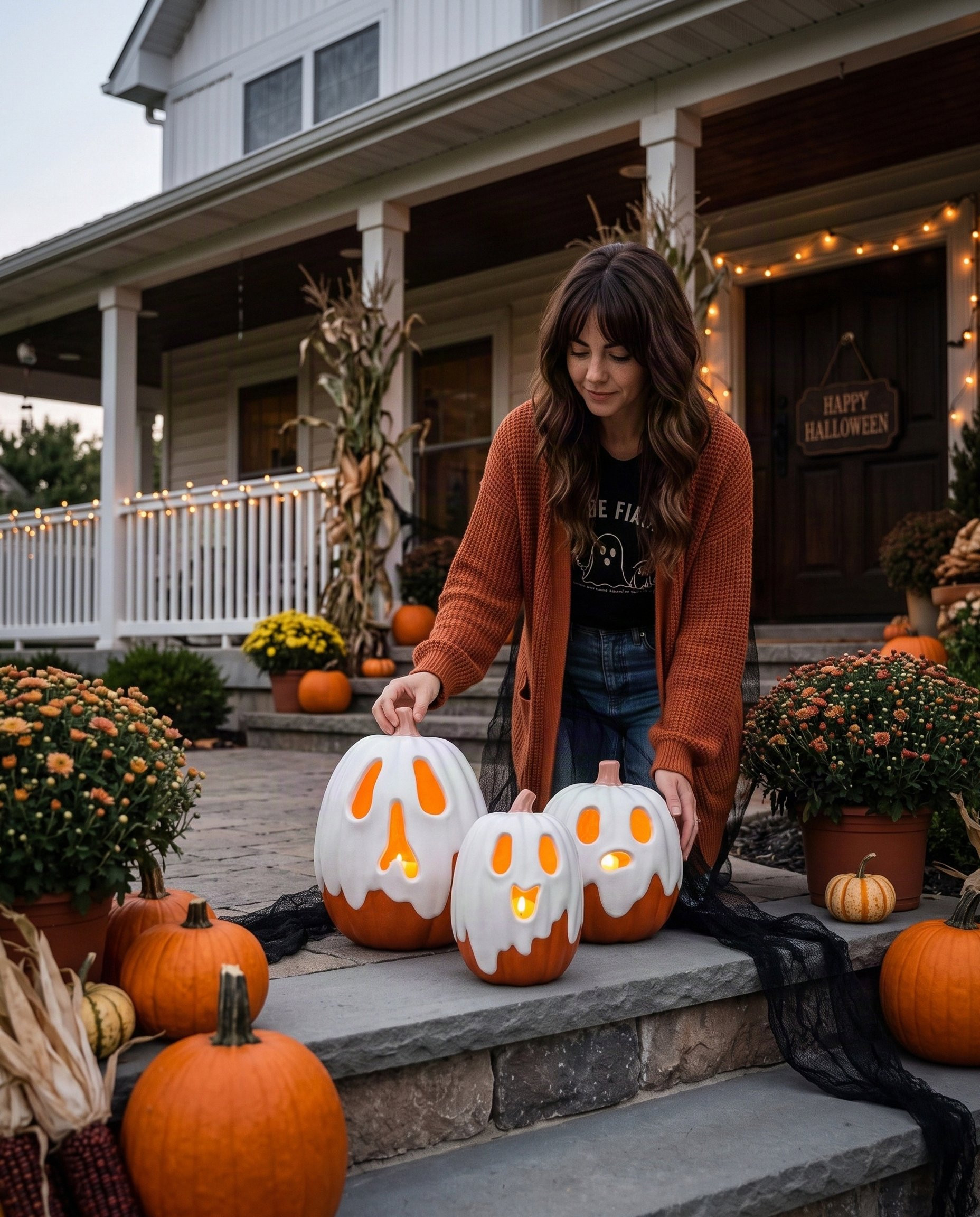 Ghost Pumpkins with Flameless Candles
BUY HERE: https://amzn.to/4rF0VHt

#PumpkinDecor #Halloween2026 #halloweenishere #HalloweenDecorIdeas #halloweendecorations #HalloweenDecorIdeas #CommissionsEarned 

 #LTKSeasonal #LTKHome #LTKSaleAlert