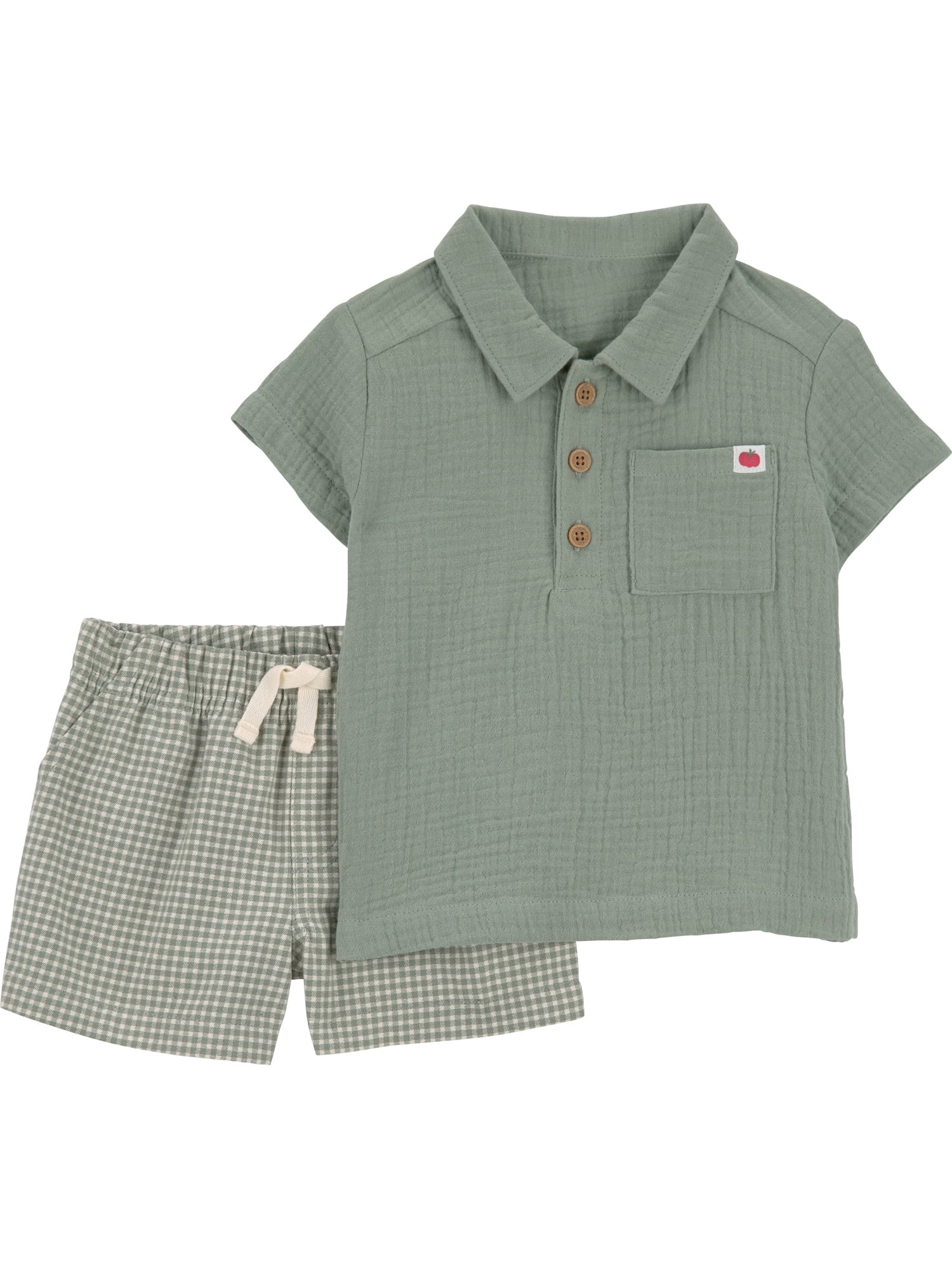 Carter's Child of Mine Baby Boy Outfit Set, 2-Piece, Sizes 0/3-24 Months | Walmart (US)