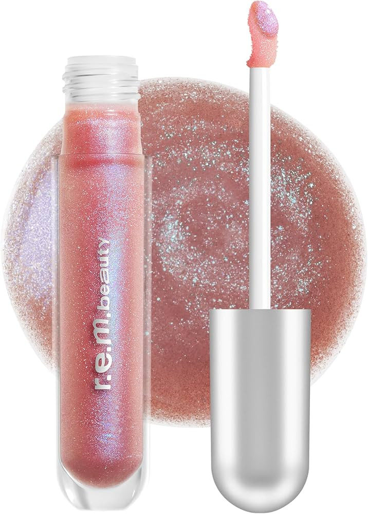 r.e.m. beauty by ariana grande | Essential Drip Glossy Balm in Fembot | High Shine Nourishing Lip... | Amazon (US)